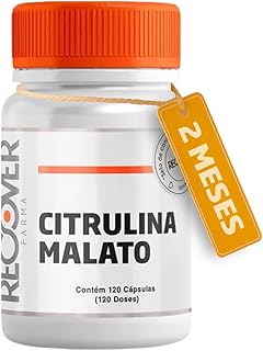 Citrulina Malato 500mg - 120 Cápsulas - Recover Farma