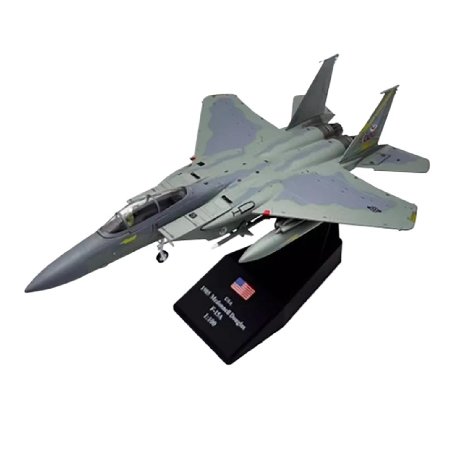 Modello di Aeroplano Metallo 1: 100 Per (versione Dipinta) F-15 AMetalFighter Modello Aereo Militare Pre-costruito Pressofuso Ornamenti Statici Giocattoli Hobby