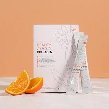 Nu., Skin Beauty Focus Collagen + | 30 Sachets Supports Skin Hydration, Elasticity & Smooth Appearance