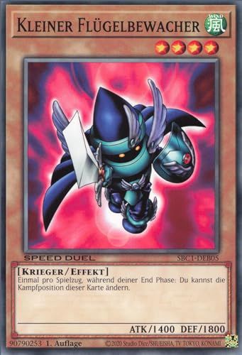 Kleiner Flügelbewacher SBC1-DEB05 Common Deutsch Boosterfrisch 1. Auflage - Speed Duel: Streets of Battle City - mit ReCollectibles-Versandschutz - für Yu-Gi-Oh!