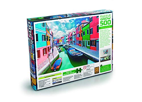 Quebra Cabeça 500 Peças Canal de Burano Grow