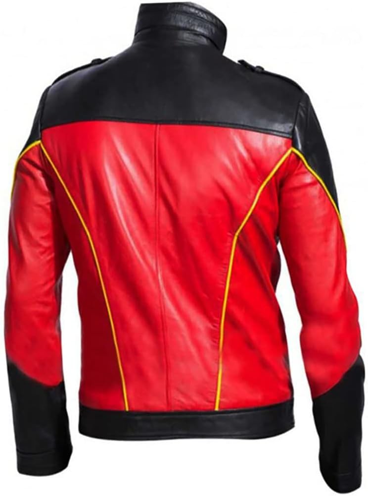 Tim Drake Robin Faux Leather Jacket Movie Design Replica