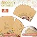 FYSUIMU 50Pcs Wildflower Seed Packets Let Love Grow Self-Adhesive Kraft Envelopes Rustic Floral Seed Storage Pockets for Garden Office Party Favors Supplies, 3.15 x 2.4 Inch