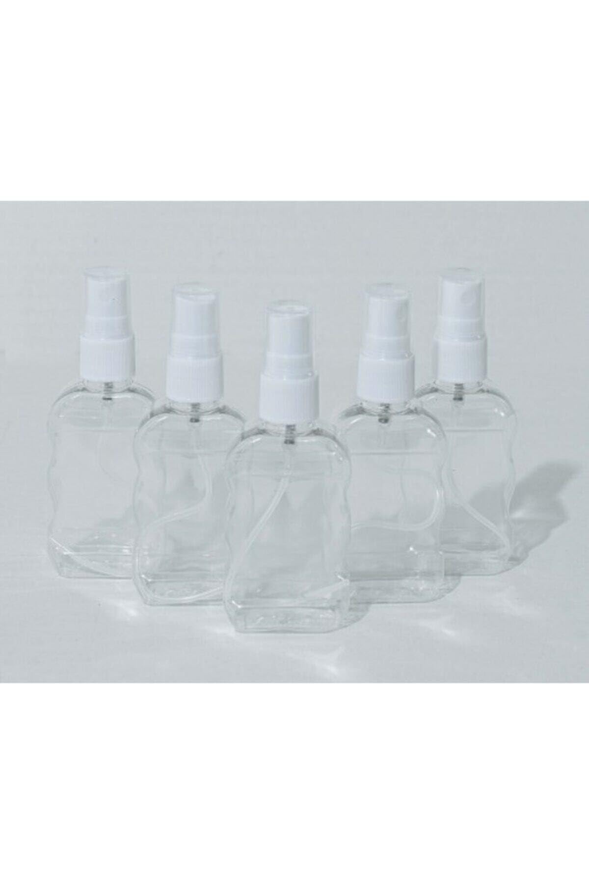 50 ml Sprey Başlıklı Boş Pet Şişe 5 Adet