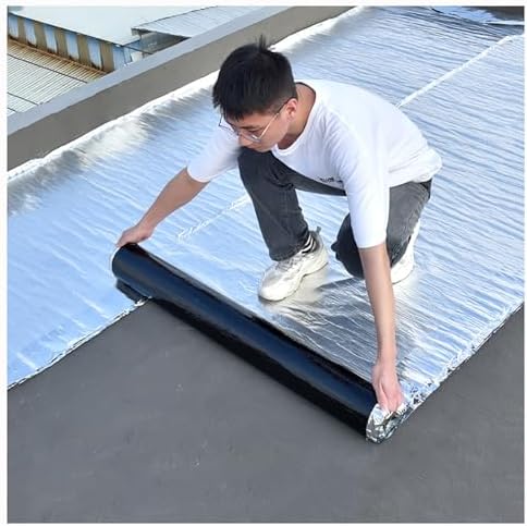 Waterproof Self-Adhesive Bitumen Patch Tape - Roof Leak Repair, Crack Sealer, Window Sill Gap Seal for Durable, Weather-Resistant Protection