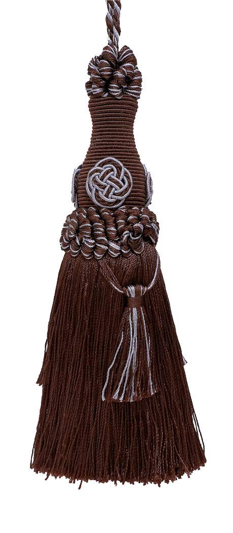 Elegant Key Tassel accented w/ Rosette & Tassels, Color 24B [Sold Individually]