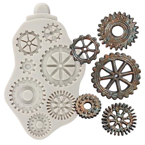 MINFEIDMS Steampunk Gear Silicone Mold
