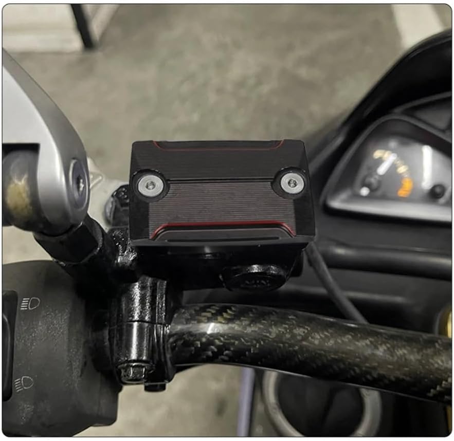 Brake Master Cylinder Cover Motorcycle Front Rear Brake Fluid Reservoir Cap Cover Master Cylinderc Cap for Tracer 900 Tracer900 GT 2019 2020-2023