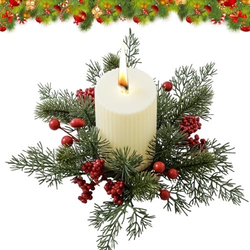 Ringe für Weihnachtskerzen - Weihnachtskerzengirlanden, Kerzenringe...