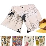 Saco Termico Semillas para Microondas - Bolsa Semillas Calor Microondas - Cojin de Semillas para Microondas - Sin Aroma - Relleno de Semillas de Mijo Ecológico - Fabricado en España 45x14cm