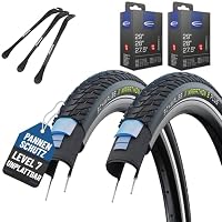 Schwalbe 2X Marathon E Plus Reifen Set 28 oder 27.5 Zoll mit Reflex – Ansicht 1