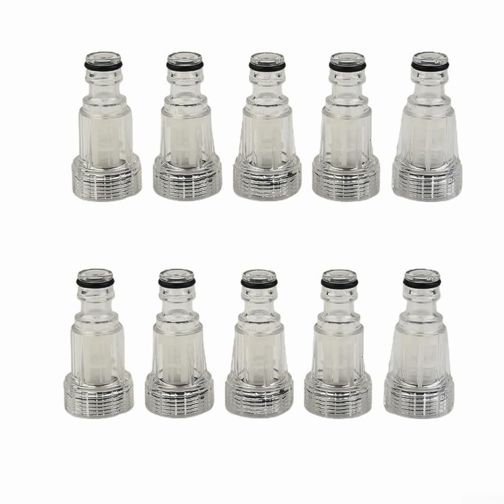 EpheyFIF Car Clean Machine Water Filter, High pressure Connection for Karcher K2-K7, Pressure Washer Gun Adapter Accessories for Car Clean Washer(10pcs)