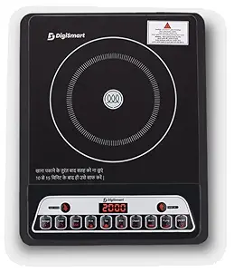 DIGISMART Mark-1 Induction Cooktop (2000 Watts) |Indian Menu Option|Automatic power & temperature adjustment|Protection against insects Induction
