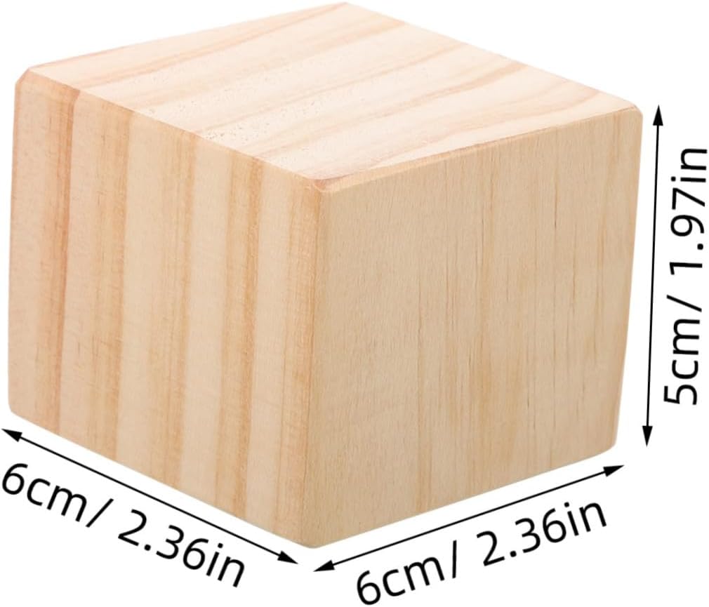 Uonlytech 2Pcs Wooden Bed Risers Durable Furniture Lifts for Bed Legs Sofa Support Cabinet Elevation Slip Design Blocks for Enhanced Stability Ground Protection