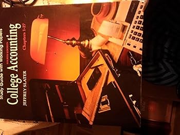Paperback COLLEGE ACCOUNTING CH 1-27 S/G SLATER Book