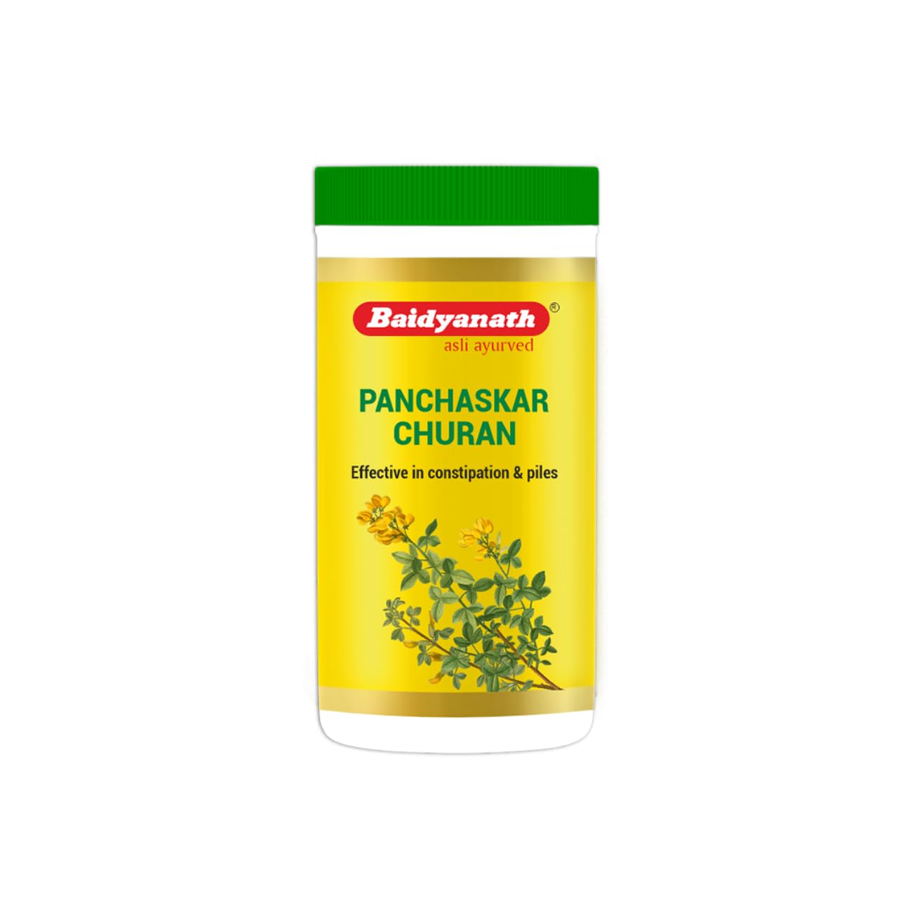 Baidyanath Panchasakar Churna 200g | Ayurvedic Herbal Formula for Wellness | Blend of Ginger, Fennel, Senna & Rock Salt