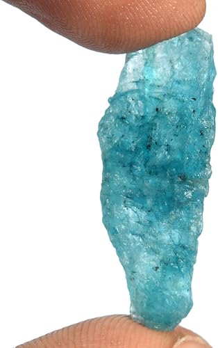 Miniatura 3 de GEMHUB AAA++ Calidad Aguamarina 14.00 Ct Natural Crudo Certificado Cielo Azul Aguamarina Alambre Envuelto Piedra, Gema, Brasil - Aguamarina