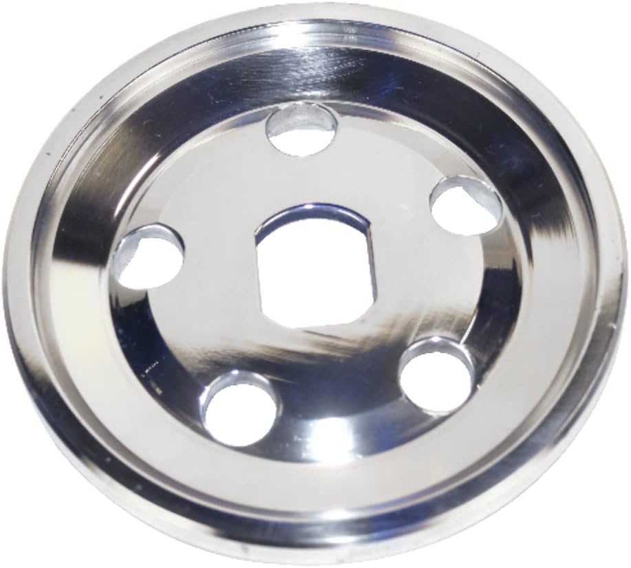 Polished Alternator / Generator Pulley, Outer Half Only