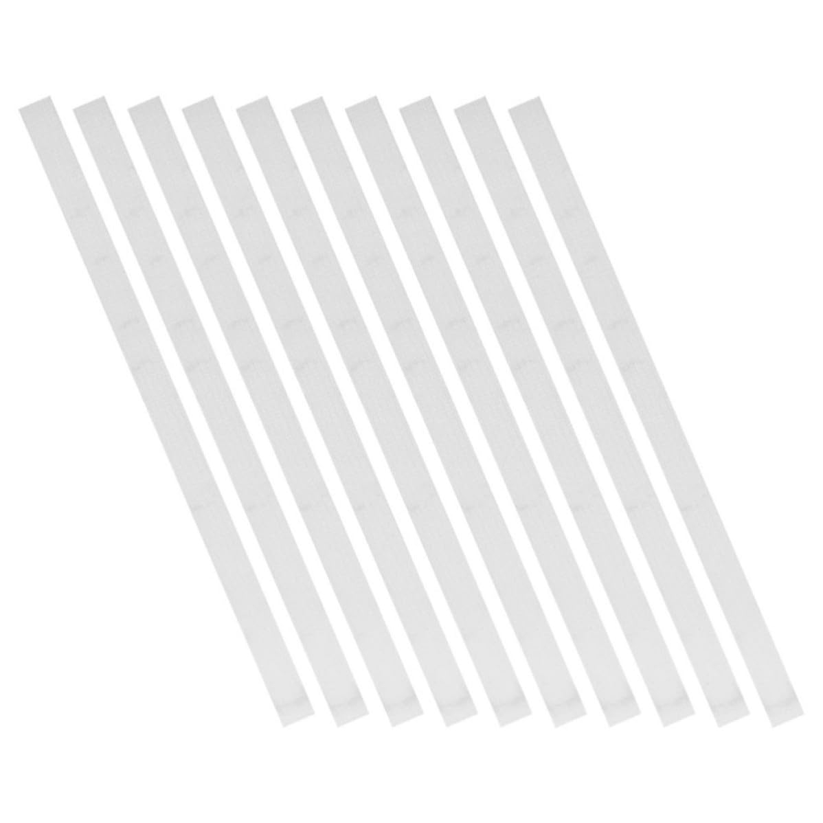Healifty 10pcs White Glue Binding Tape Strips for Books, Practical Self-Adhesive Glue Sticks, Reliable Hot Melt Binding Solution for Document, Magazine, and Textbook Repair