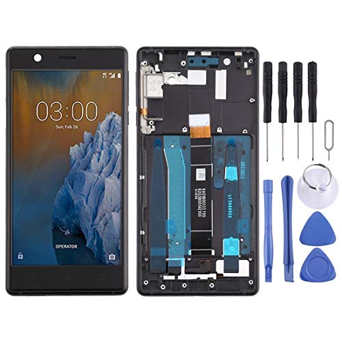 Écran LCD pour Nokia 3 TA-1032 bloc tactile avec boutons de rechange noir