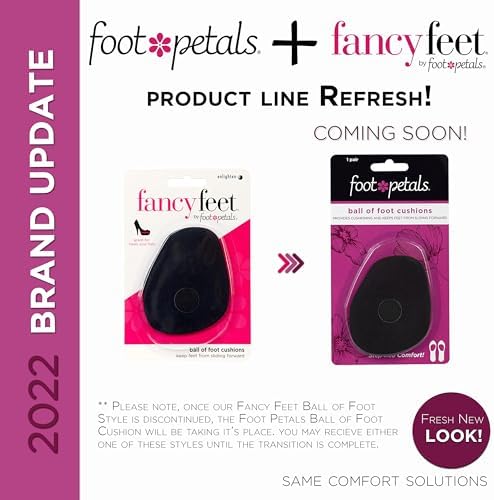 Foot Petals SHOE_INSERT, Black, One Size 1