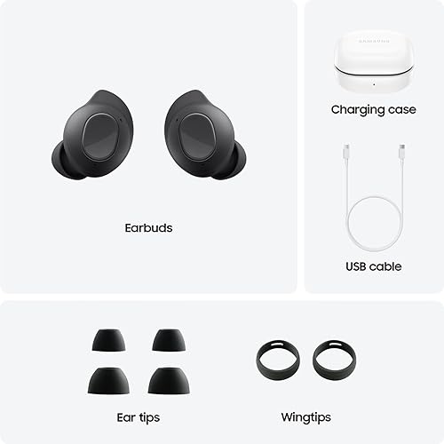 Miniatura 10 de SAMSUNG Galaxy Buds FE, ajuste cómodo y seguro, diseño de punta de ala, soporte ANC, conectividad del ecosistema, auriculares Bluetooth inalámbricos