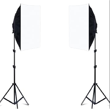 AA Plus Ikili Softbox Seti (50X70) Cm Lambasız Beyaz