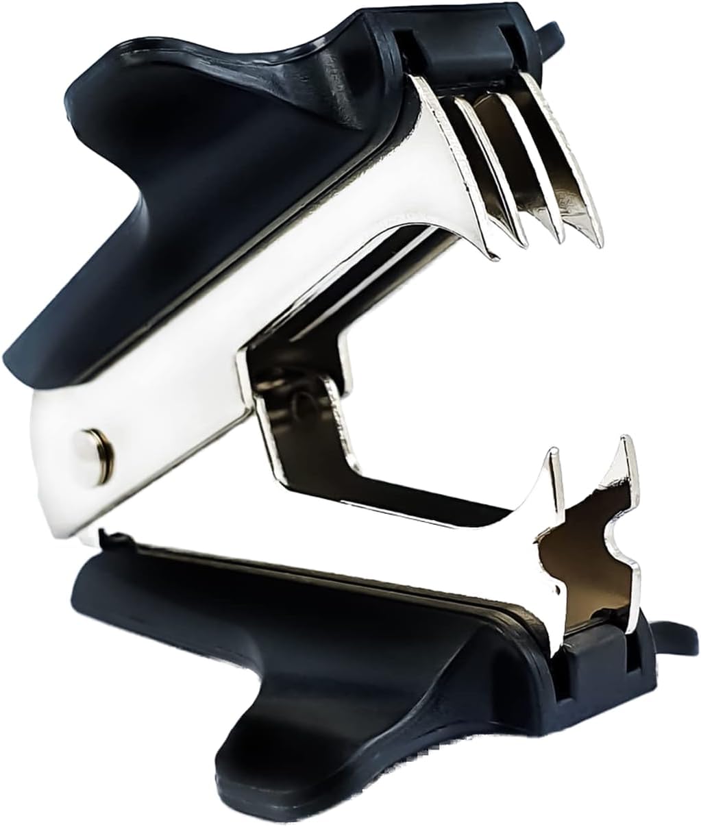 Staple Remover 10# 24/6, 26/6 Black Color With 4 Teeth,For School Office, SRJ-BL