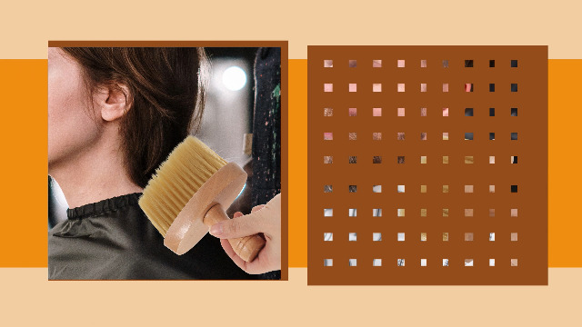 Amazon | FRCOLOR ヘアカットブラシ 散髪用毛払いブラシ 木製ハンドル