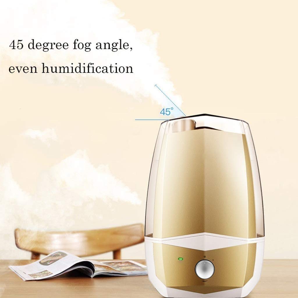 Humidificadores, humidificadores silenciosos para Dormitorio, humidificador de Aire fácil de Limpiar y controlar, Apagado automático, Tiempo de Funcionamiento de 2(