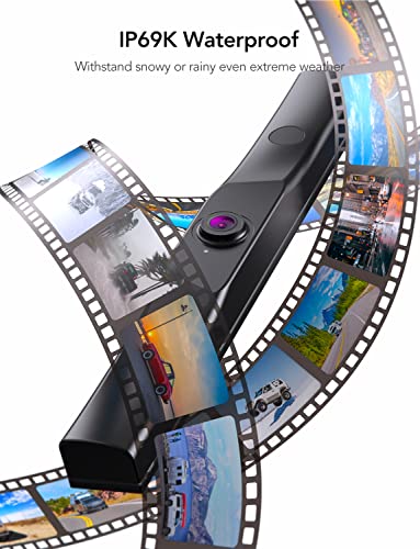 Erapta Battery Wireless Backup Camera Adc5, Stable Signal 5'' Hd Monitor, Ip69K Rear View Camera For Trucks Car Rv Etc #TOP4