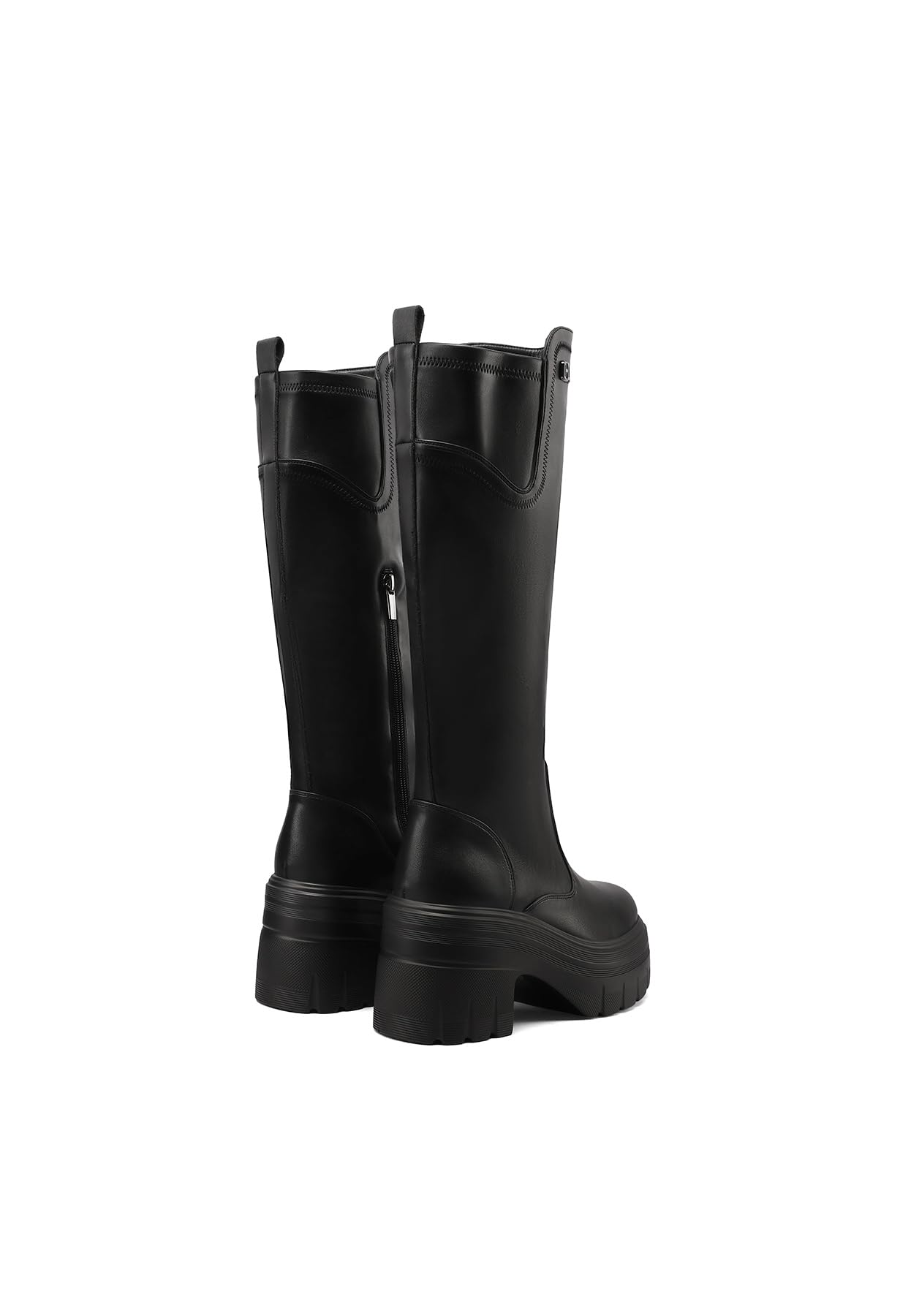 QUEEN HELENA Stivali Alti Donna con Tacco Largo X35-87