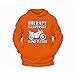 Quipo Therapy is Expensive, Wind is Free Motorcycle Hoodie – 4 Colors – Motorcycle Rider Sweatshirt - MotoBearZ Premium Biker Hoodie Multicolor