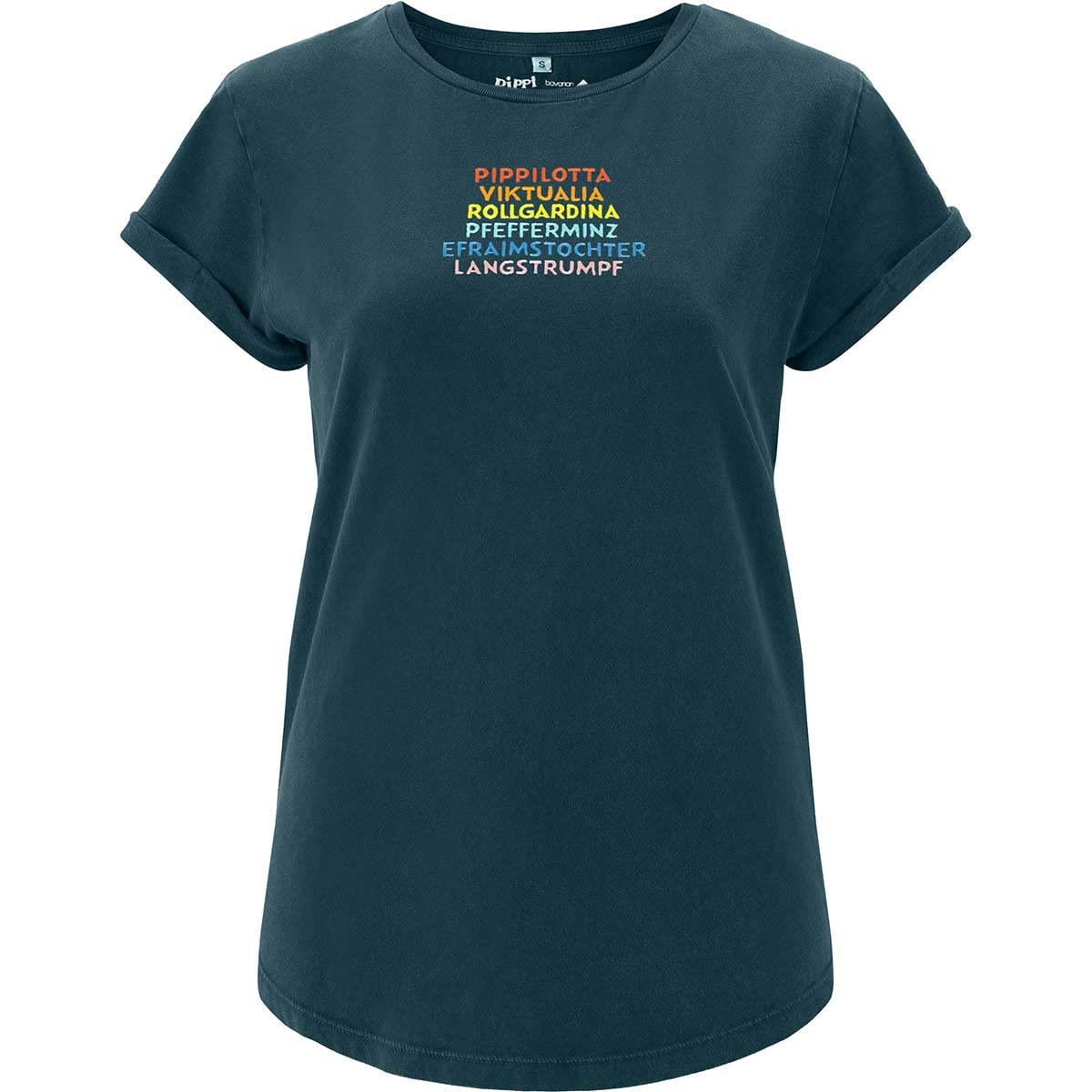 Bavarian Caps Damen Pippilotta Viktualia T-Shirt, dunkelblau, M