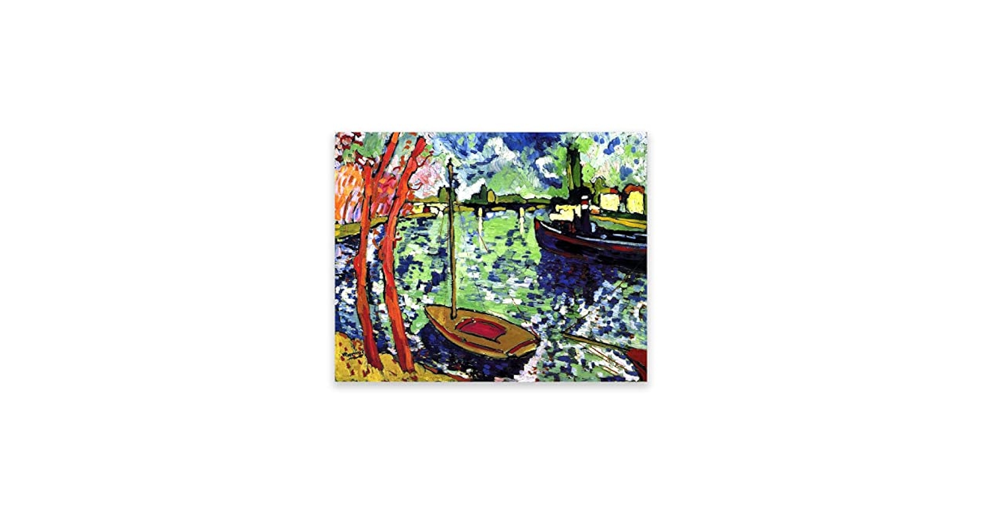 Amazon.co.jp: Maurice de Vlaminck 有名な風景画。「シャトーの