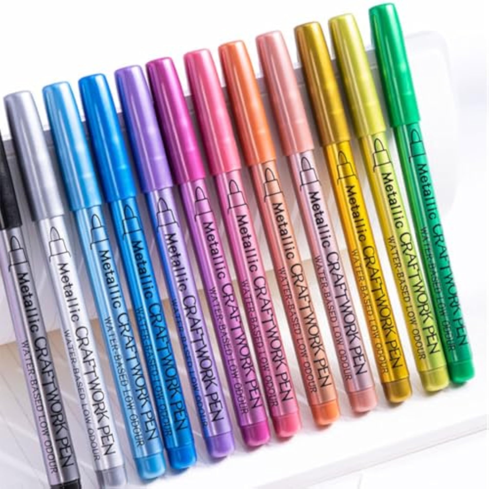Wax Seal Kit with 12PCS Metallic Marker Pens