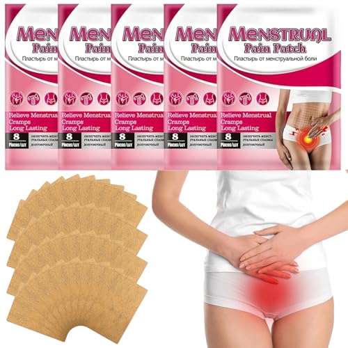 Patch Chauffant,Règles Douloureuses,40pcs Patch Douleurs Menstruelles,Patchs Soulagement Menstruel,Coussinets Chauffants pour Soulager