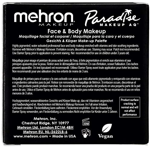 Mehron Makeup Paradise Makeup Aq Face & Body Paint (1.4 Oz) (Dark Brown) #TOP3