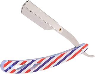 Irfora Seeyo Barber Straight Edge Razor Stainless Steel Salon Safety Folding Shaving Blades Hair Cutting Blade Colorful Shaving Tool