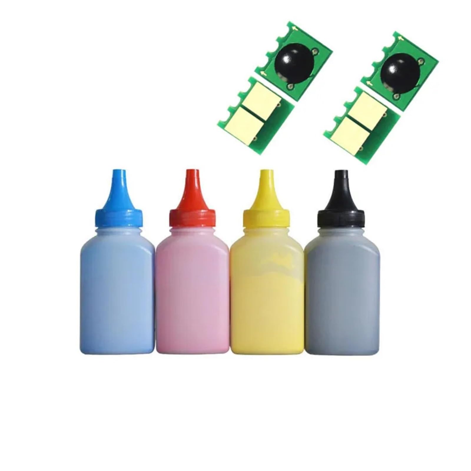 Compatible con Canon, 8 Unidades de tóner + Chip for CRG-131/331/731 | Tóner de repuesto, con chip, juego de 8 paquetes, CRG-131/331/731,LBP7110CW/7100CN/7110, consumible for impresora