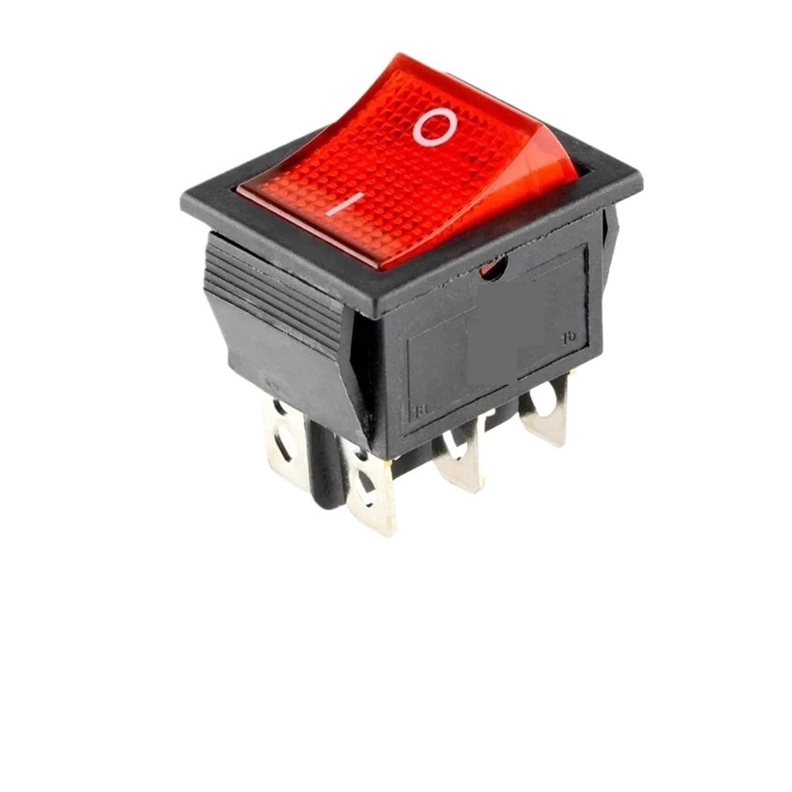 YMDF73YUJ KCD4 Switch 4Pin 6Pin DPST ON/OFF Snap in Rocker Illuminated Toggle Switches 16A 250V AC 25x31mm