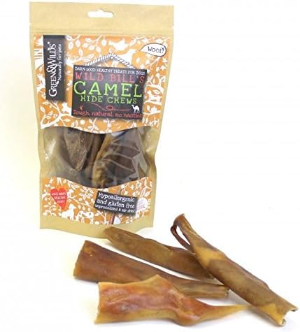 Green & Wilds Camel Hide Dog Chews 100g