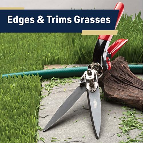 Grass Shears - Garden Clippers with Rotating Handle - Grass Cutter Edging Shears - Hedge Trimmer Garden Shears - Hedge Clippers or Yard Scissors for Outdoor Edges and Hedges by Kings County Tools by Kings County Tools - Image 4