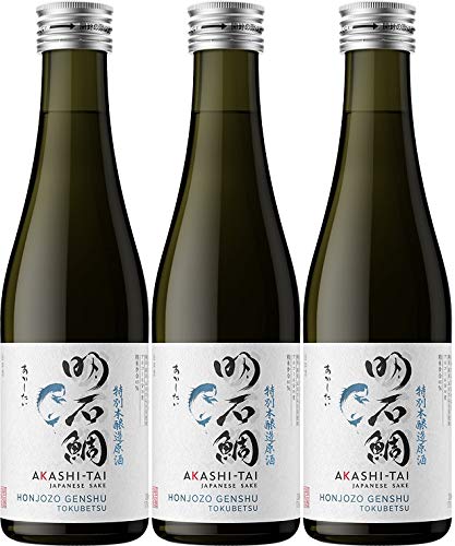 Akashi Sake Brewery Honjozo Genshu Tokubetsu 19%vol (3 x 0.3 l)