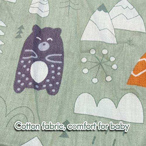 Zarpma Inflatable Cushion Inner Cover Cotton Cover For Ikea Antilop Highchair (Cover Only) (Green) #TOP3