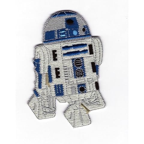 Sew-on Iron-on Embroidered Patch Starwars Android R2D2 Droid Badge Cover