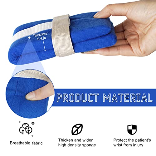 Exttlliy 4Pcs Hospital Patient Medical Restraints Bed Limb Holders Universal Constraints Control Quick Release For Hands Or Feet (4Pcs) #TOP1