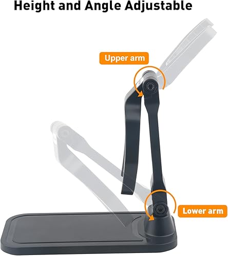 Miniatura 2 de VOTTAN - Soporte universal para escáner de código de barras, plegable, de instalación libre, ángulo y altura ajustable, soporte de escáner manos