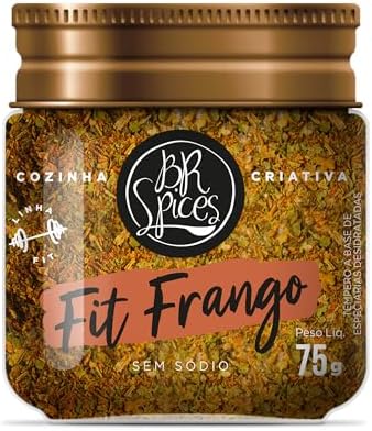 Tempero para Frango Zero Sódio BR Spices Fit Pote 75g