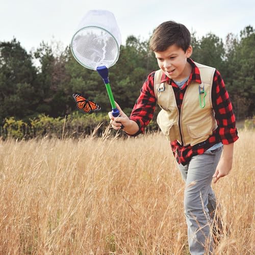Wild Adventure Nature Gift Pack Includes Bug Habitat, Bug Sucker, Net, 1 Magnifying Glass, Tweezers, Educational Toys, Bug Catcher Kit, Kids Science Boys Gifts, Nature Learning, Complete Kit, 3+ by Sunny Days Entertainment - Used condition - Image 6